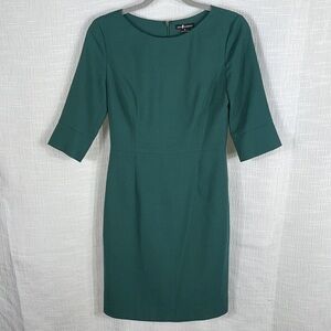 Nora Gardner Gabrielle Green Wool dress‎ size 4